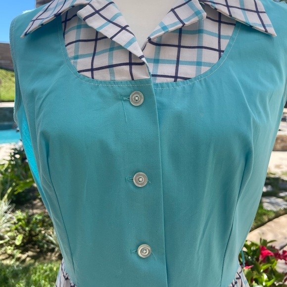 🩵Vintage 60’s Summer Dress L - Picture 3 of 8